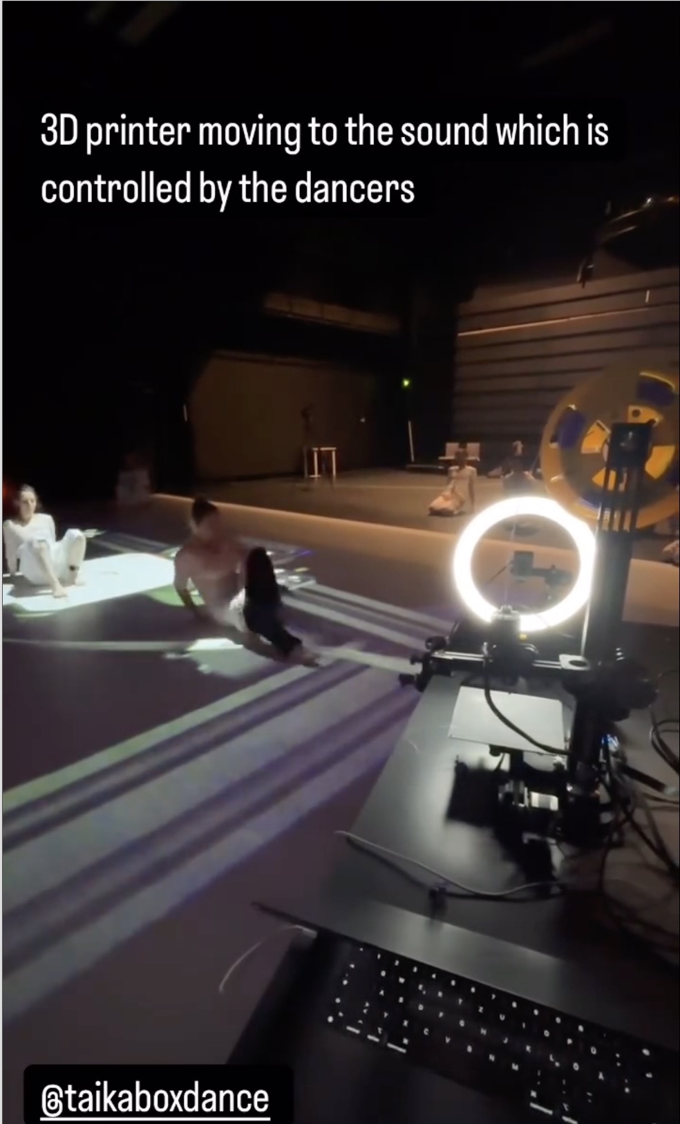 Oulu Dance Hack 2025 – 3D Printer as Sonic-Dance Interface